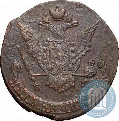 Фото 5 копеек 1774 года ЕМ 