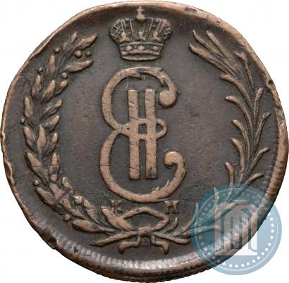 Фото 2 копейки 1775 года КМ 