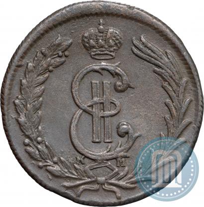 Фото 2 копейки 1780 года КМ 