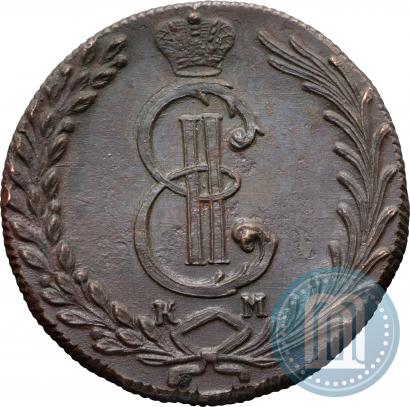 Фото 10 копеек 1781 года КМ 