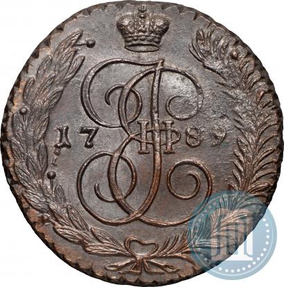 Фото 5 копеек 1789 года АМ 