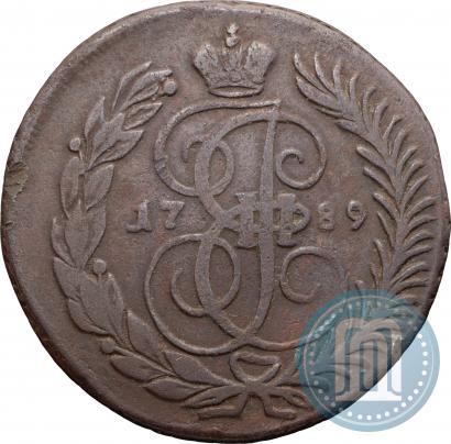 Фото 2 копейки 1789 года АМ 