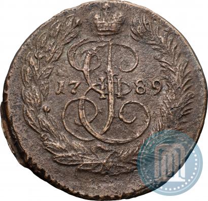 Фото 2 копейки 1789 года ЕМ 