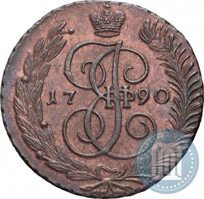 Фото 5 копеек 1790 года АМ 