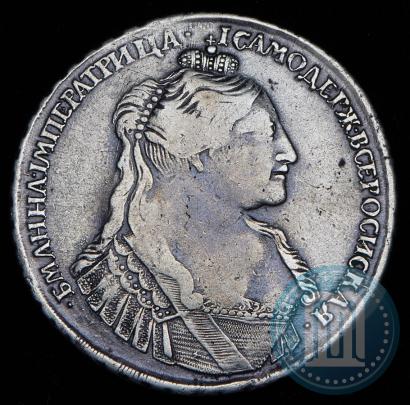 Фото 1 рубль 1734 года  "Тип 1735 года"