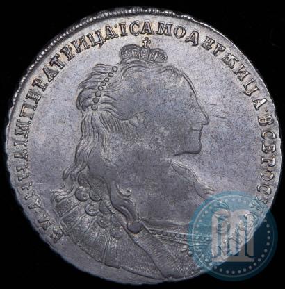 Фото 1 рубль 1735 года  