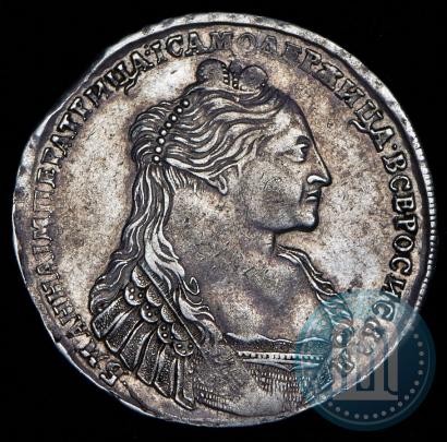 Фото 1 рубль 1736 года  "Тип 1735 года"