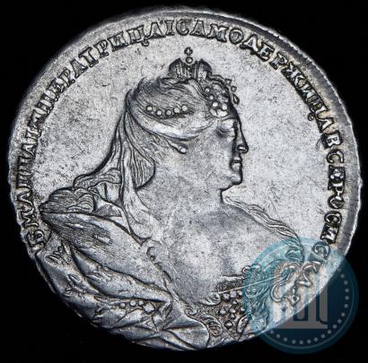 Picture 1 rouble 1737 year  "Moscow type"