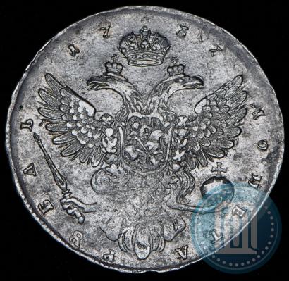 Picture 1 rouble 1737 year  "Moscow type"