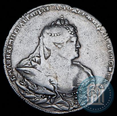 Picture 1 rouble 1737 year  "Moscow type"