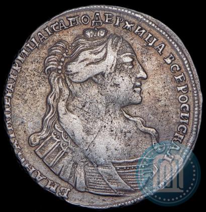 Picture Poltina 1737 year  "Type of 1735"