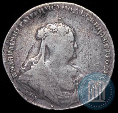 Picture Poltina 1740 year СПБ "Petersburg type"