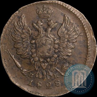 Picture 1 kopeck 1828 year ЕМ-ИК 