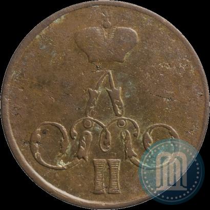 Picture 1 kopeck 1857 year ЕМ 