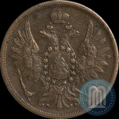 Picture 2 kopecks 1858 year ЕМ 
