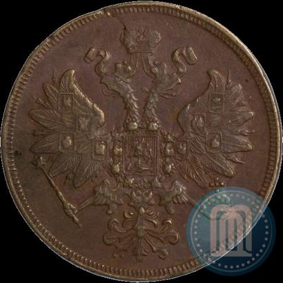 Picture 2 kopecks 1859 year ЕМ 