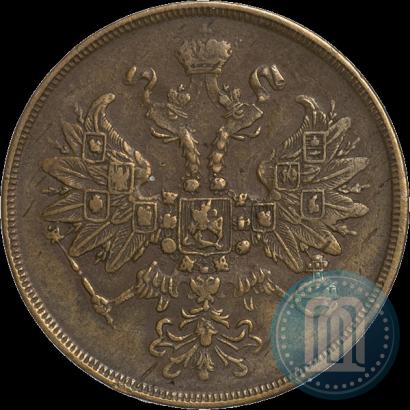 Picture 2 kopecks 1864 year ЕМ 