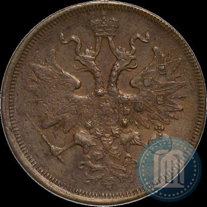 Picture 5 kopecks 1865 year ЕМ 
