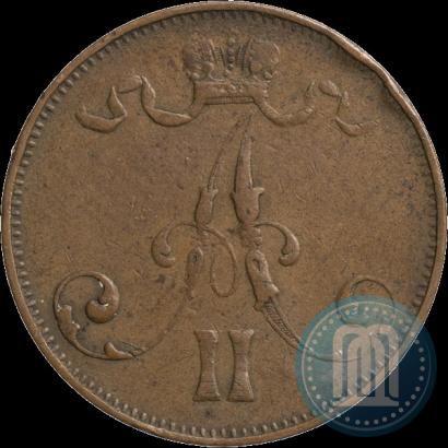 Фото 5 пенни 1875 года  