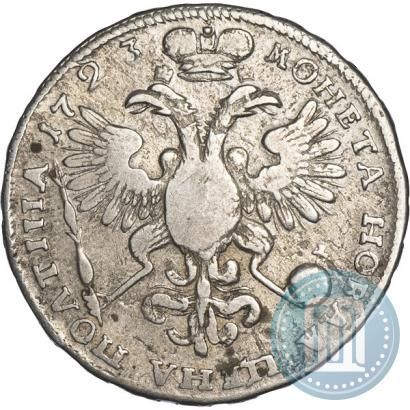 Picture Poltina 1723 year  "Portrait with ermine mantle"