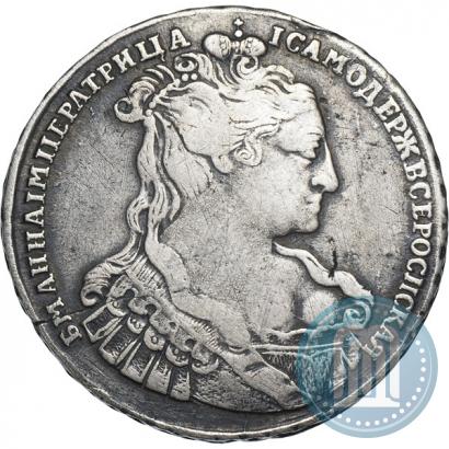 Picture Poltina 1734 year  "Type of 1734"