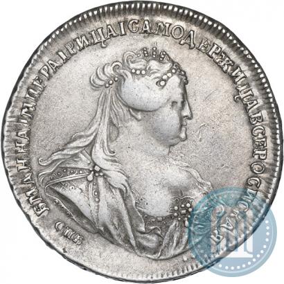 Picture 1 rouble 1740 year СПБ "Petersburg type"