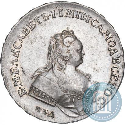 Picture 1 rouble 1742 year ММД 