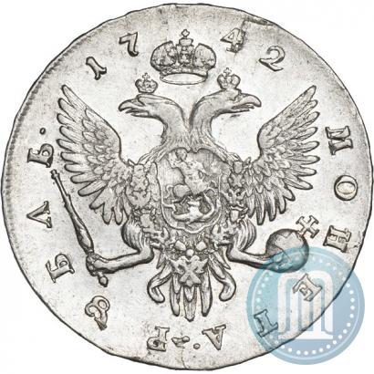 Picture 1 rouble 1742 year СПБ 