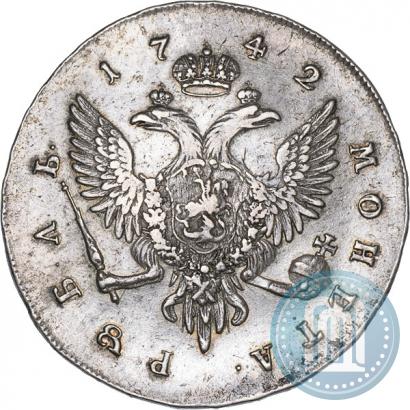 Picture 1 rouble 1742 year СПБ 