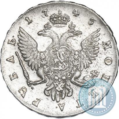 Picture 1 rouble 1745 year СПБ 
