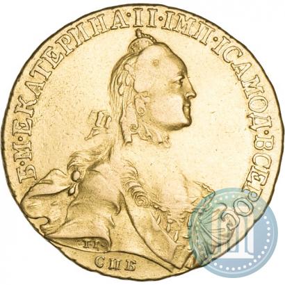 Picture 10 roubles 1765 year СПБ 
