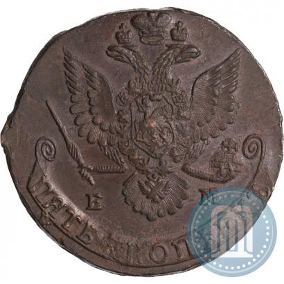 Picture 5 kopecks 1781 year ЕМ 