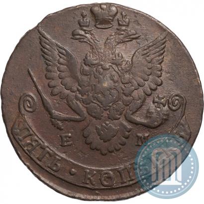 Picture 5 kopecks 1783 year ЕМ 