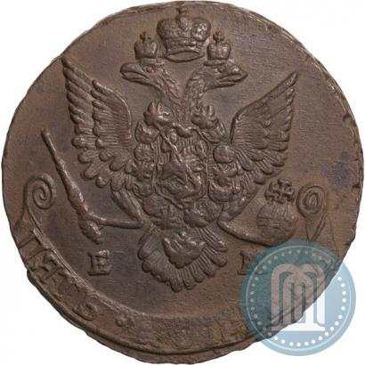 Picture 5 kopecks 1787 year ЕМ 