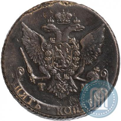 Picture 5 kopecks 1787 year ТМ 