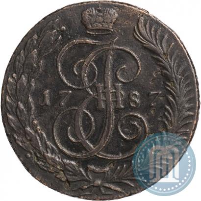 Picture 5 kopecks 1787 year ТМ 