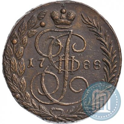 Picture 5 kopecks 1788 year ЕМ 