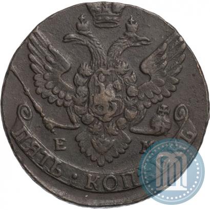 Picture 5 kopecks 1788 year ЕМ 