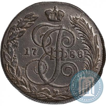 Фото 5 копеек 1788 года КМ 