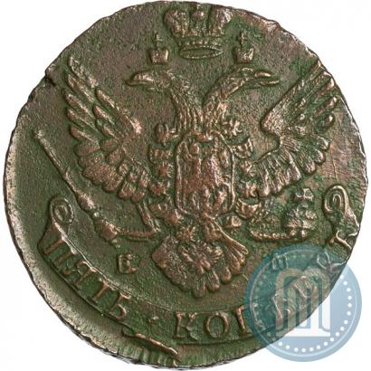 Picture 5 kopecks 1789 year ЕМ 