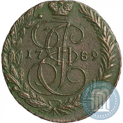 Picture 5 kopecks 1789 year ЕМ 