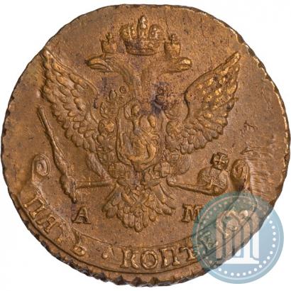 Picture 5 kopecks 1789 year АМ 
