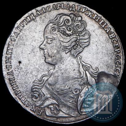 Picture 1 rouble 1726 year  "Moscow type, portrait turned to the left"