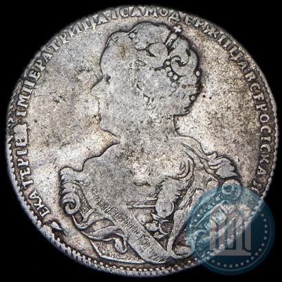 Picture Poltina 1726 year СПБ "Petersburg type, portrait turned to the left"