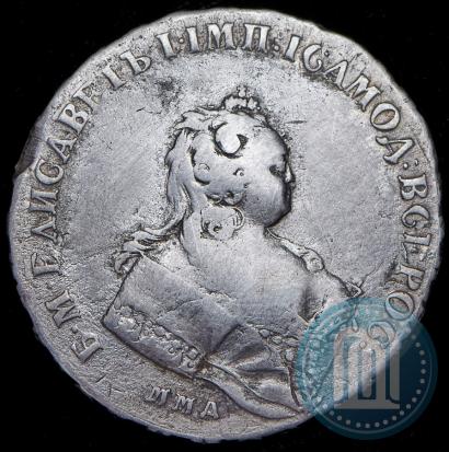 Picture 1 rouble 1743 year ММД 
