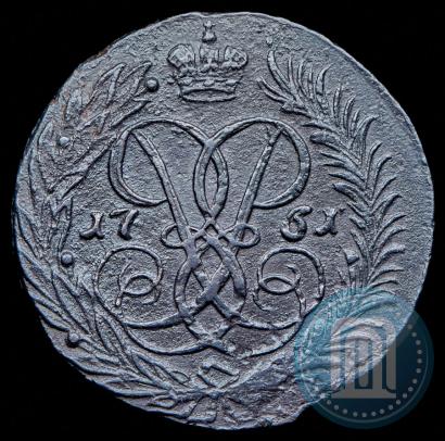 Picture 2 kopecks 1761 year  "Nominal under St. George"