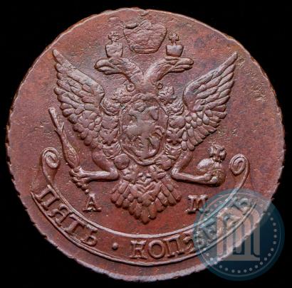 Picture 5 kopecks 1790 year АМ 
