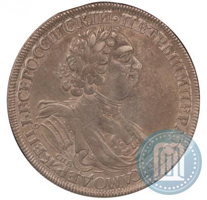 Фото 1 рубль 1724 года СПБ "Солнечный, в латах"