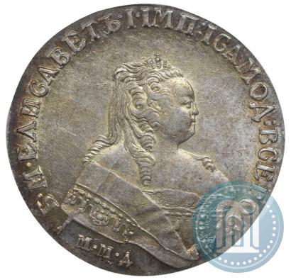 Фото 1 рубль 1752 года ММД-Е 