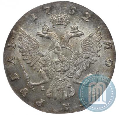 Фото 1 рубль 1752 года ММД-Е 